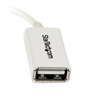 Startech.Com White Micro USB (M) to USB (F) OTG Host Cable 5in UUSBOTGW